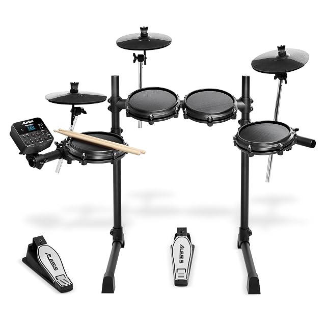 Alesis Turbo Mesh, E-Schlagzeug mit Stahlrack