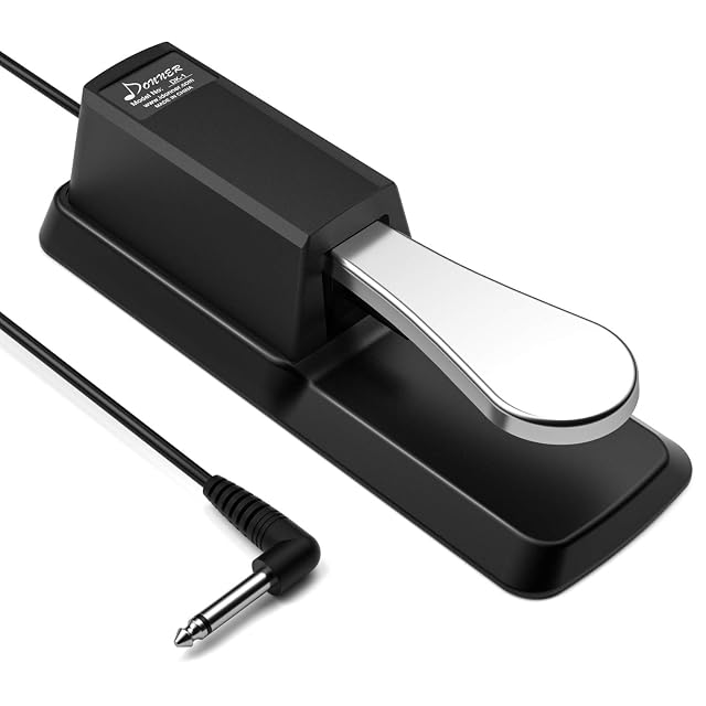 Donner DK-1, universelles Sustainpedal mit Polaritätsschalter