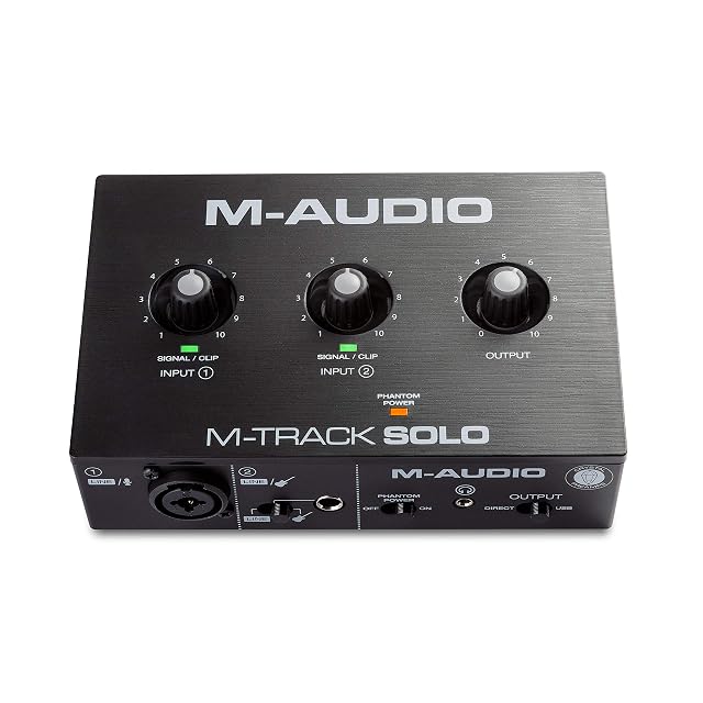 M-Audio M-Track Solo, kompaktes USB-Audio-Interface