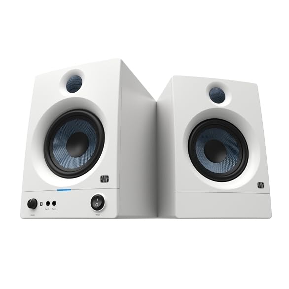 PreSonus Eris 5BT Gen 2, Studiomonitore als Paar, in Weiß