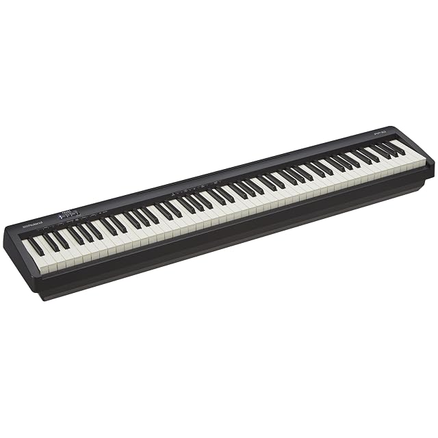 Roland FP-10, kompaktes Digitalpiano mit 88 Tasten in Schwarz